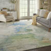 Nourison Prismatic Green 86 X 116 Area Rug  805-114356 Thumb 5