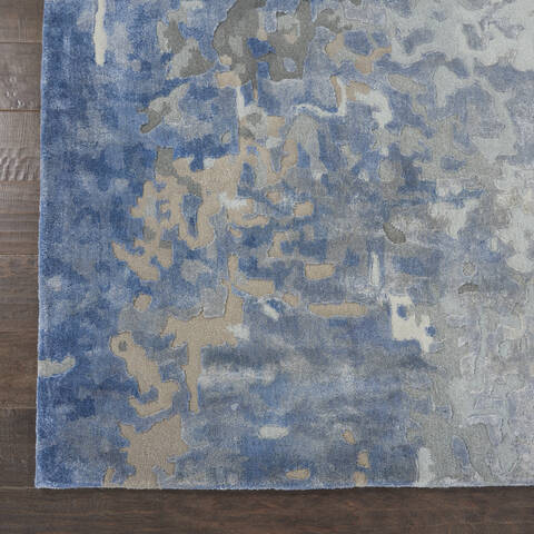 Nourison Prismatic Blue 86 X 116 Area Rug 805-114362 Image 1