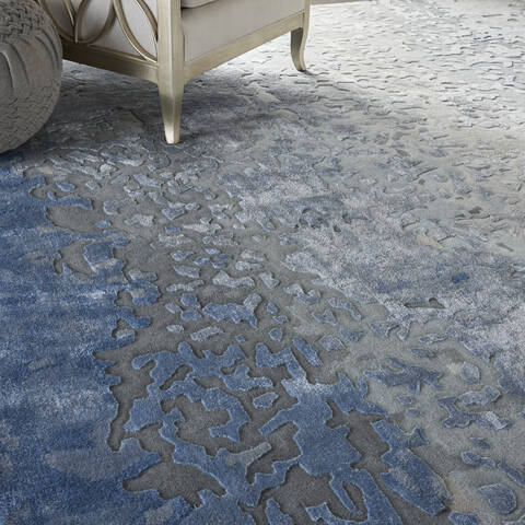 Nourison Prismatic Blue 86 X 116 Area Rug 805-114362 Image 6