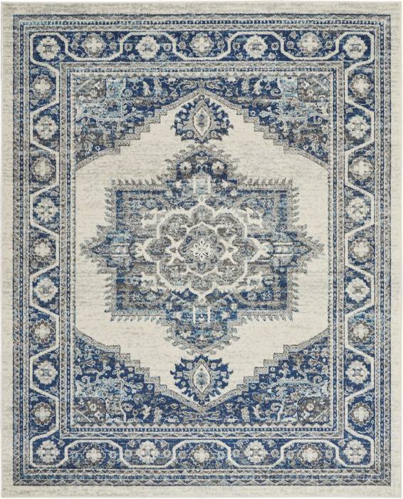 Nourison PERSIAN VINTAGE White 710 X 910 Area Rug 805-114368 Image 0