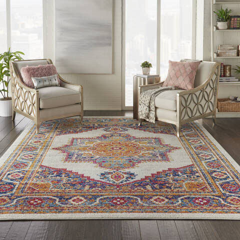Nourison Persian Vintage Beige 710 X 910 Area Rug 805-114371 Image 3