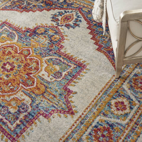Nourison Persian Vintage Beige 710 X 910 Area Rug 805-114371 Image 4