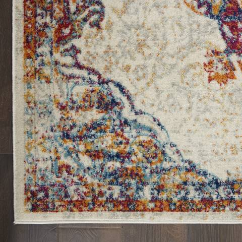 Nourison PERSIAN VINTAGE White Runner 22 X 76 Area Rug 805-114372 Image 3