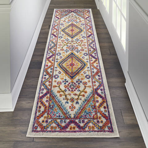 Nourison Persian Vintage Multicolor Runner 22 X 76 Area Rug 805-114381 Image 3