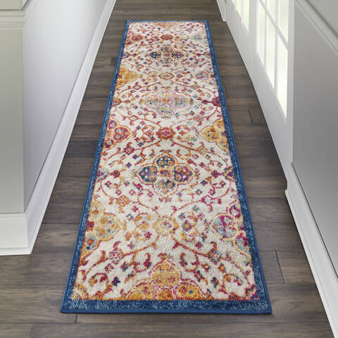 Nourison Persian Vintage Beige Runner 22 X 76 Area Rug 805-114388 Image 3