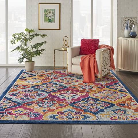 Nourison PERSIAN VINTAGE Multicolor 710 X 910 Area Rug 805-114399 Image 1