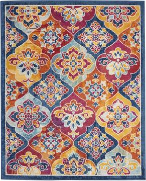 Nourison PERSIAN VINTAGE Multicolor 7'10" X 9'10" Area Rug  805-114399
