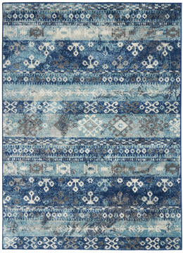 Nourison Persian Vintage Blue 5'3" X 7'3" Area Rug  805-114401