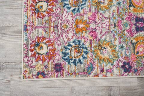 Nourison Passion Grey Runner 110 X 60 Area Rug 805-114410 Image 1