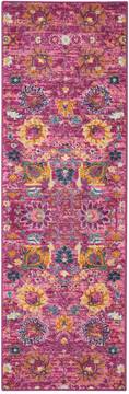 Nourison Passion Purple Runner 6 ft and Smaller Polypropylene Carpet 114411