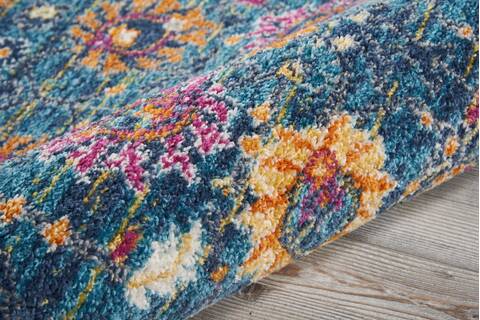 Nourison Passion Blue Runner 22 X 76 Area Rug 805-114412 Image 2