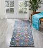 Nourison Passion Blue Runner 22 X 76 Area Rug  805-114412 Thumb 3