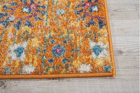 Nourison Passion Yellow Runner 22 X 76 Area Rug 805-114413 Image 4