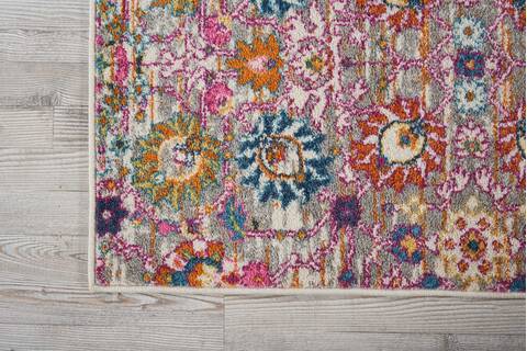 Nourison Passion Grey Runner 22 X 76 Area Rug 805-114414 Image 1