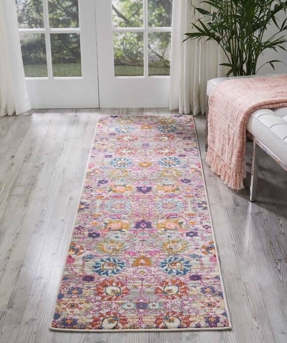 Nourison Passion Grey Runner 22 X 76 Area Rug 805-114414 Image 3