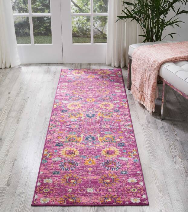 Nourison Passion Purple Runner 22 X 76 Area Rug 805-114415 Image 3