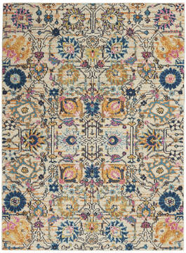 Nourison Passion Beige Rectangle 4x6 ft Polypropylene Carpet 114416