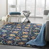 Nourison Passion Blue 53 X 73 Area Rug  805-114418 Thumb 5