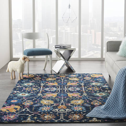 Nourison Passion Blue 39 X 59 Area Rug 805-114419 Image 3