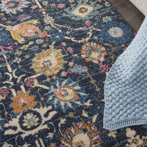 Nourison Passion Blue 39 X 59 Area Rug 805-114419 Image 4