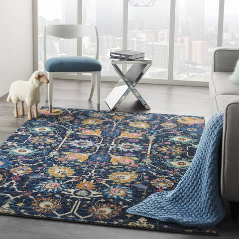 Nourison Passion Blue 39 X 59 Area Rug 805-114419 Image 5