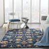 Nourison Passion Blue 39 X 59 Area Rug 805-114419 Thumb 3