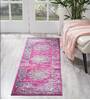 Nourison Passion Purple Runner 110 X 60 Area Rug  805-114422 Thumb 3