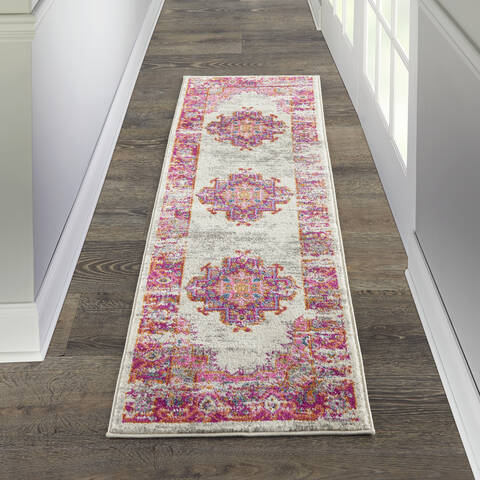 Nourison Passion Beige Runner 110 X 60 Area Rug 805-114423 Image 3