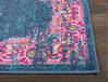 Nourison Passion Blue Runner 110 X 60 Area Rug 805-114424 Thumb 4