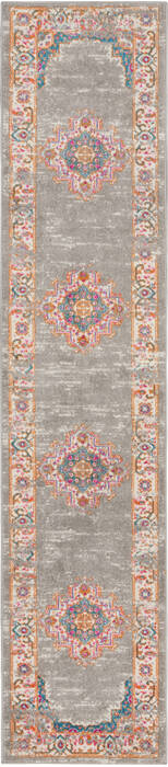 Nourison Passion Grey Runner 22 X 100 Area Rug 805-114428 Image 0