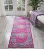 Nourison Passion Purple Runner 22 X 76 Area Rug  805-114429 Thumb 3