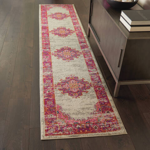 Nourison Passion Beige Runner 22 X 76 Area Rug 805-114430 Image 3