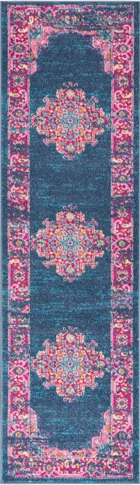 Nourison Passion Blue Runner 22 X 76 Area Rug 805-114431 Image 0
