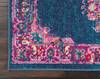 Nourison Passion Blue Runner 22 X 76 Area Rug 805-114431 Thumb 1
