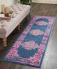 Nourison Passion Blue Runner 22 X 76 Area Rug 805-114431 Thumb 3