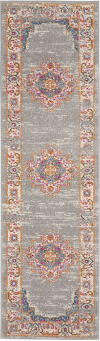 Nourison Passion Grey Runner 22 X 76 Area Rug 805-114432 Image 0