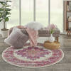 Nourison Passion Beige Round 53 X 53 Area Rug  805-114433 Thumb 3