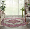 Nourison Passion Beige Round 80 X 80 Area Rug  805-114434 Thumb 3