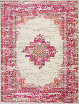 Nourison Passion Beige Rectangle 9x12 ft Polypropylene Carpet 114435