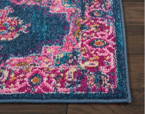 Nourison Passion Blue 110 X 210 Area Rug 805-114437 Image 5