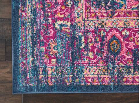 Nourison Passion Blue 80 X 100 Area Rug 805-114438 Image 1