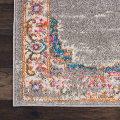 Nourison Passion Grey 110 X 210 Area Rug 805-114440 Image 1
