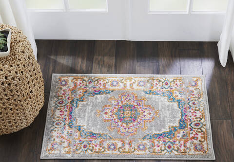 Nourison Passion Grey 110 X 210 Area Rug 805-114440 Image 4