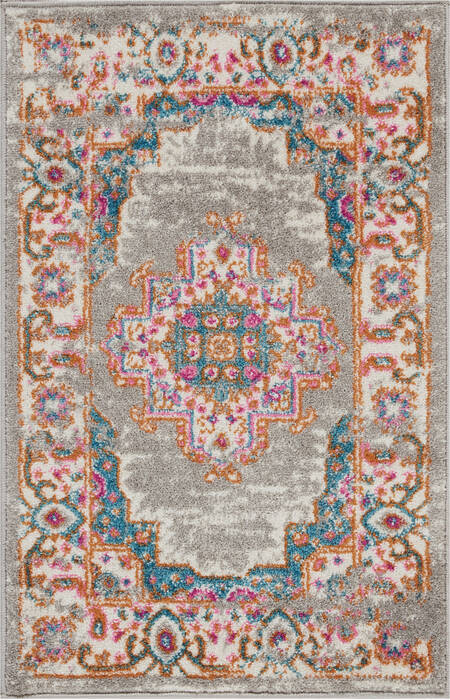 Nourison Passion Grey 110 X 210 Area Rug 805-114440 Image 0