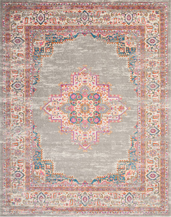 Nourison Passion Grey 80 X 100 Area Rug 805-114441 Image 0