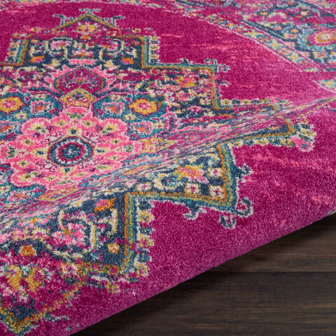 Nourison Passion Purple Round 80 X 80 Area Rug 805-114446 Image 2