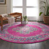 Nourison Passion Purple Round 80 X 80 Area Rug  805-114446 Thumb 3