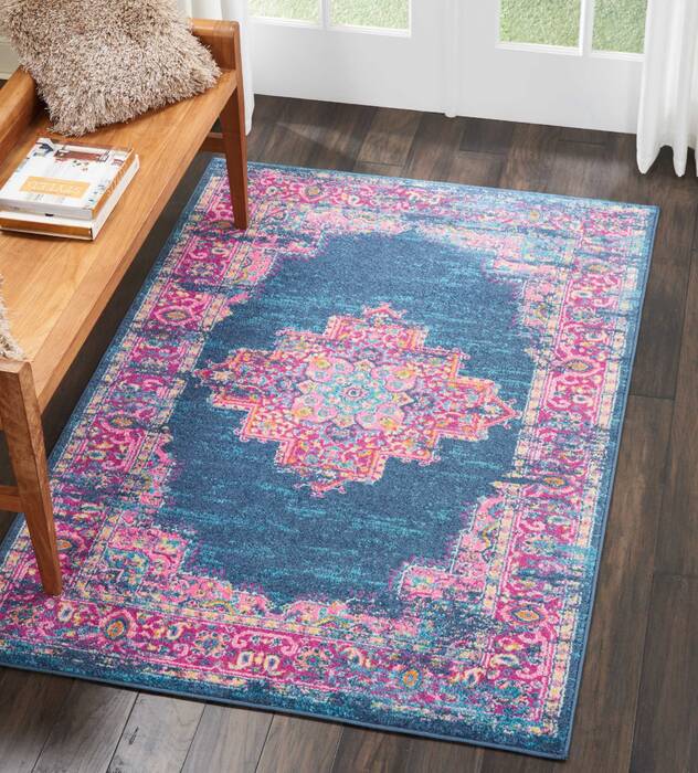 Nourison Passion Blue 39 X 59 Area Rug 805-114447 Image 3