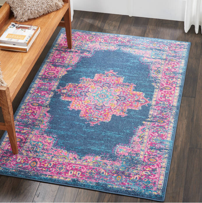 Nourison Passion Blue 39 X 59 Area Rug 805-114447 Image 4