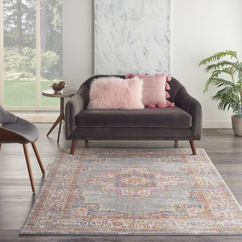 Nourison Passion Grey 53 X 73 Area Rug 805-114449 Image 3